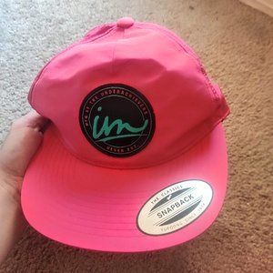 Imperial motion pink reflective 5 panel hat